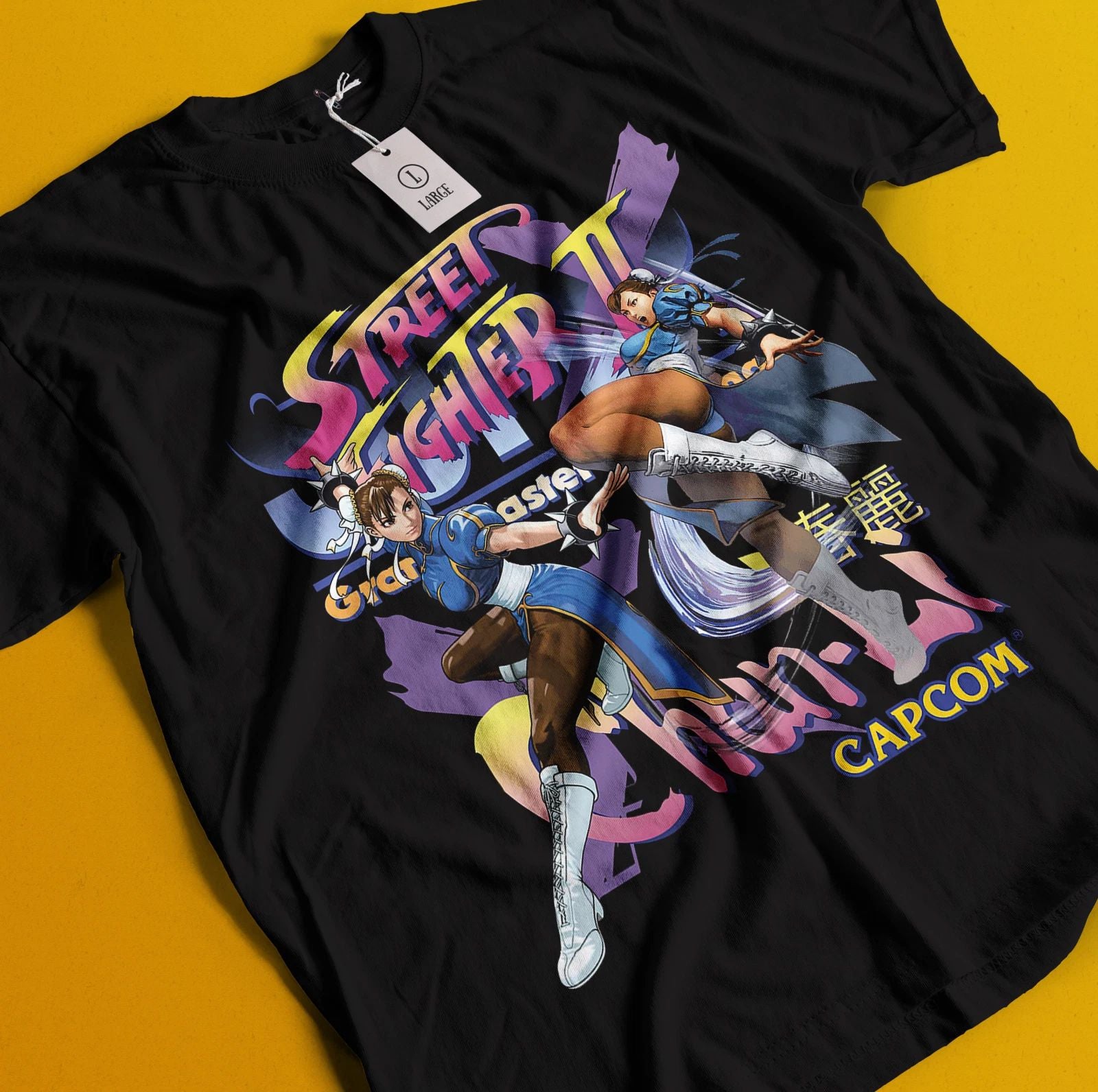 Chun Li T-shirt Street Fighter vs King Of Fighters Snk Anime Gift Shirt All Size