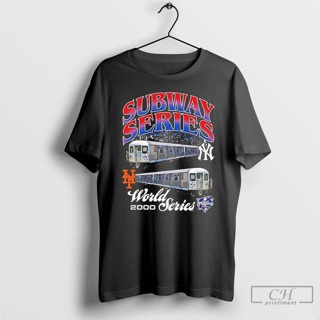 Premium New York Mets And New York Yankees Subway Series World Series 2000 T Shirts