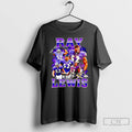 Classic Ray Lewis Graphic Collage Baltimore Ravens T Shirts
