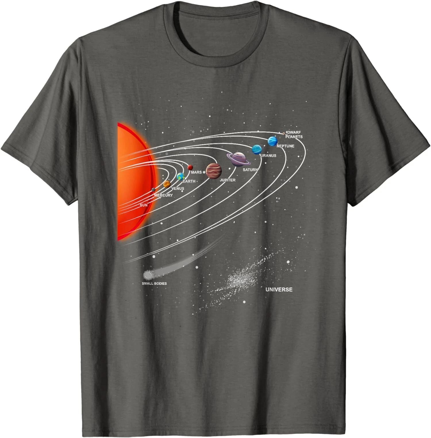 Solar System Planets Out of Space Astronomy Unisex T-Shirt