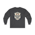 Hard Work Beats Hesitation long sleeve tee | Motivational shield design