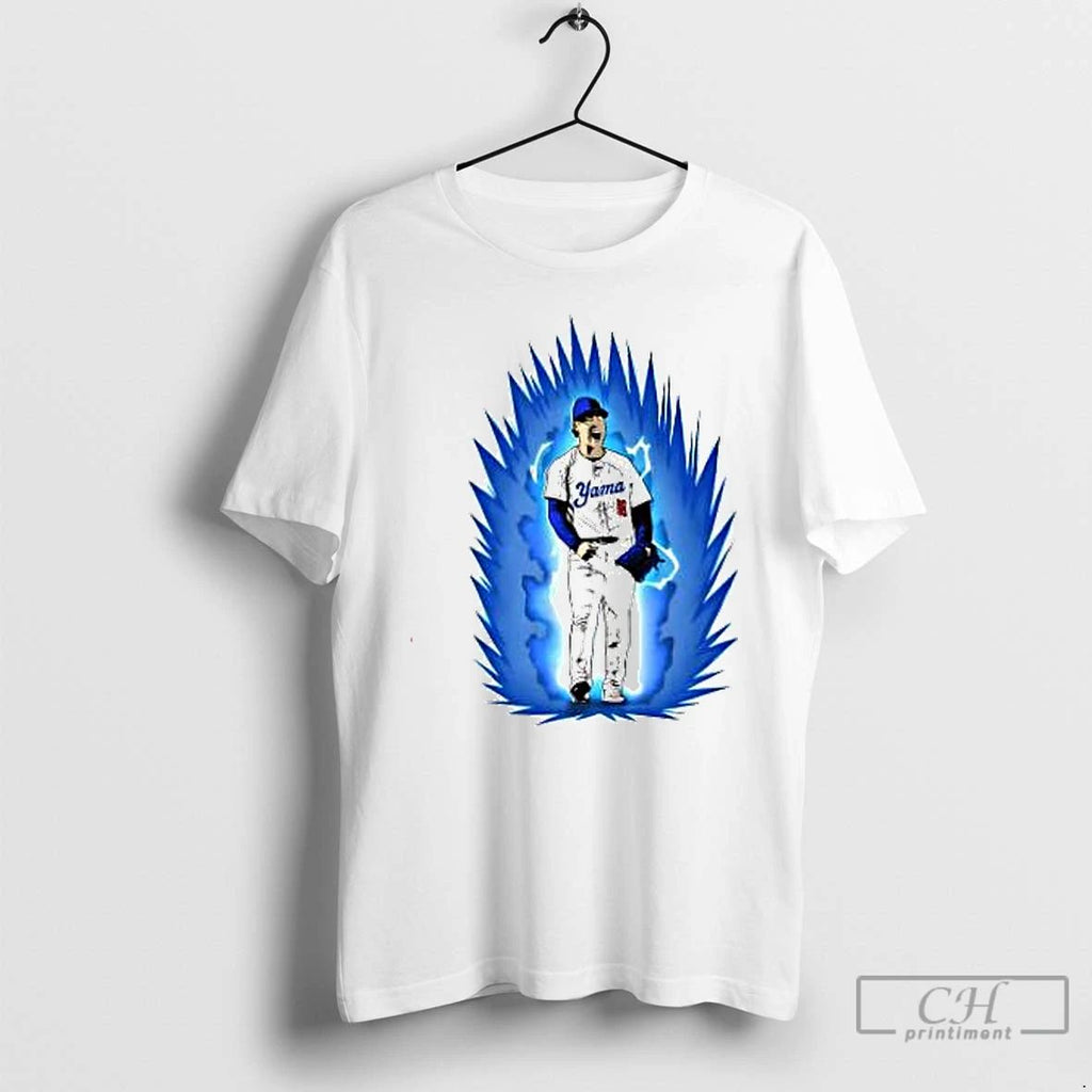 Premium Yoshinobu Yamamoto Super Saiyan Los Angeles Dodgers T Shirts