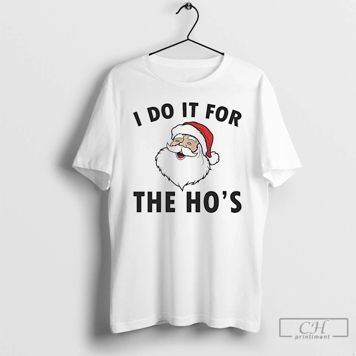 Classic Santa Claus I Do It For The Hos T Shirts