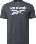Reebok Men's Stacked Graphic Logo T-Shirt Ultra Soft Crew Neck Tee #5 (SM - 3X)