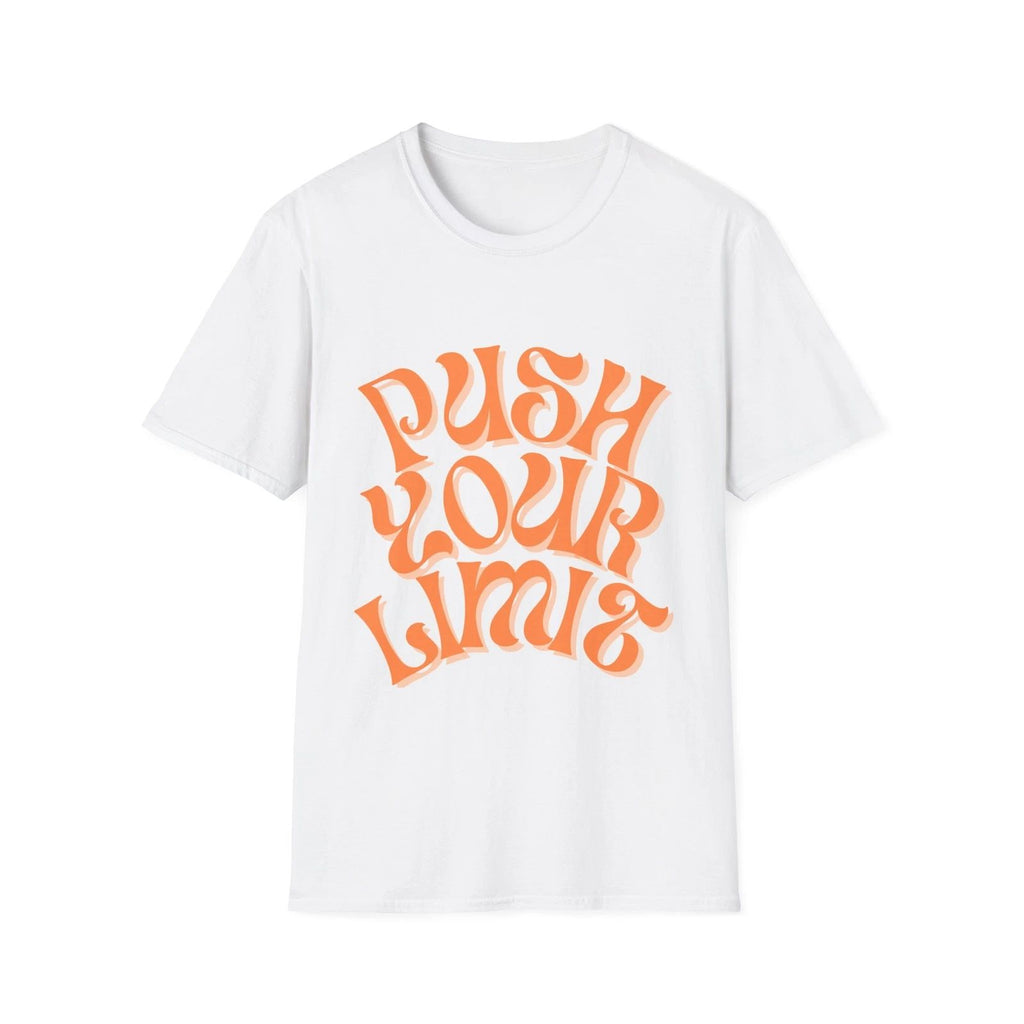 Motivational Unisex T-Shirt - 'Push Your Limit' Softstyle Tee