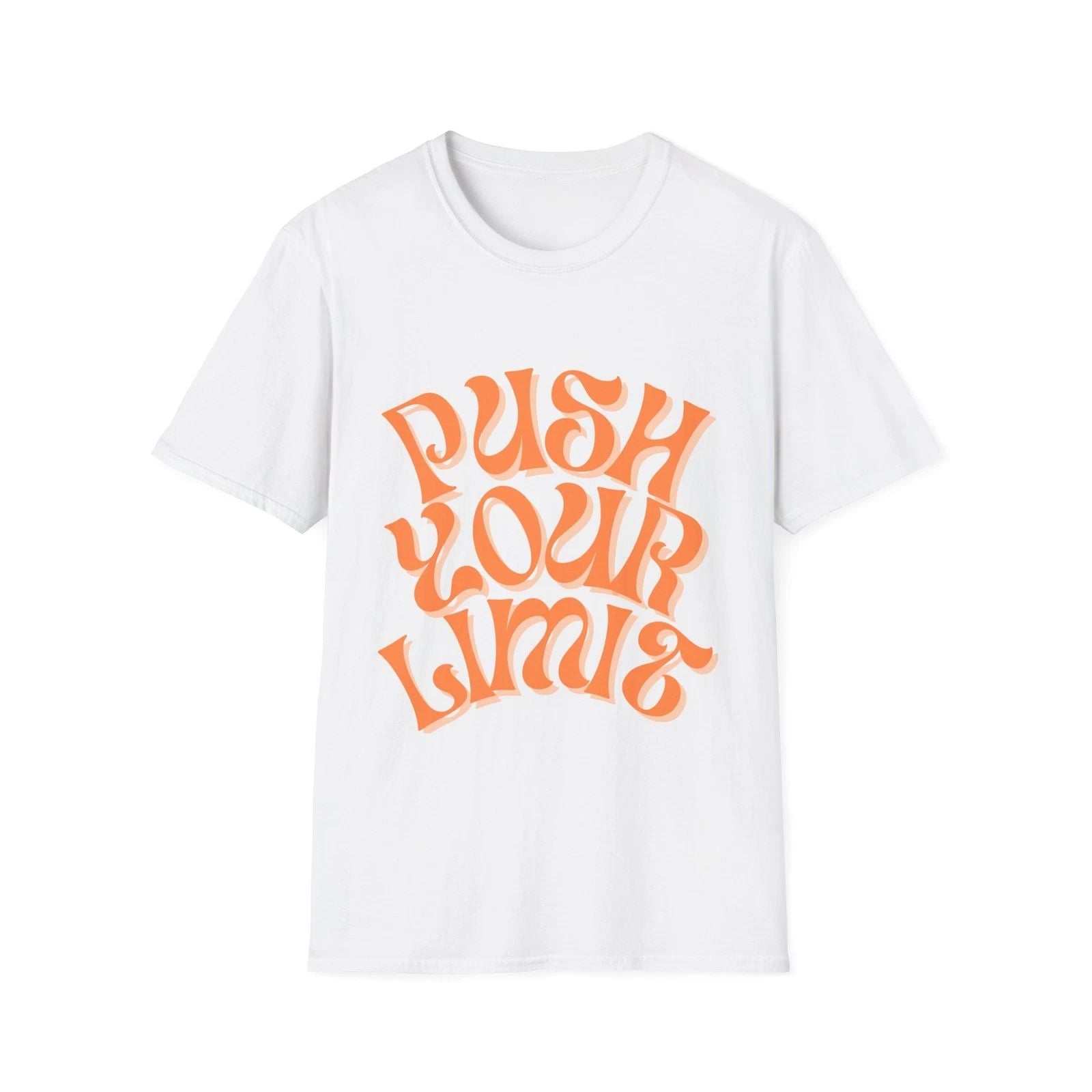 Motivational Unisex T-Shirt - 'Push Your Limit' Softstyle Tee