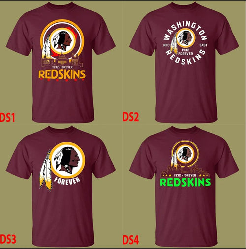 All design Men's Washington REDSKINS Forever, T-Shirt Maroon S-5XL v2