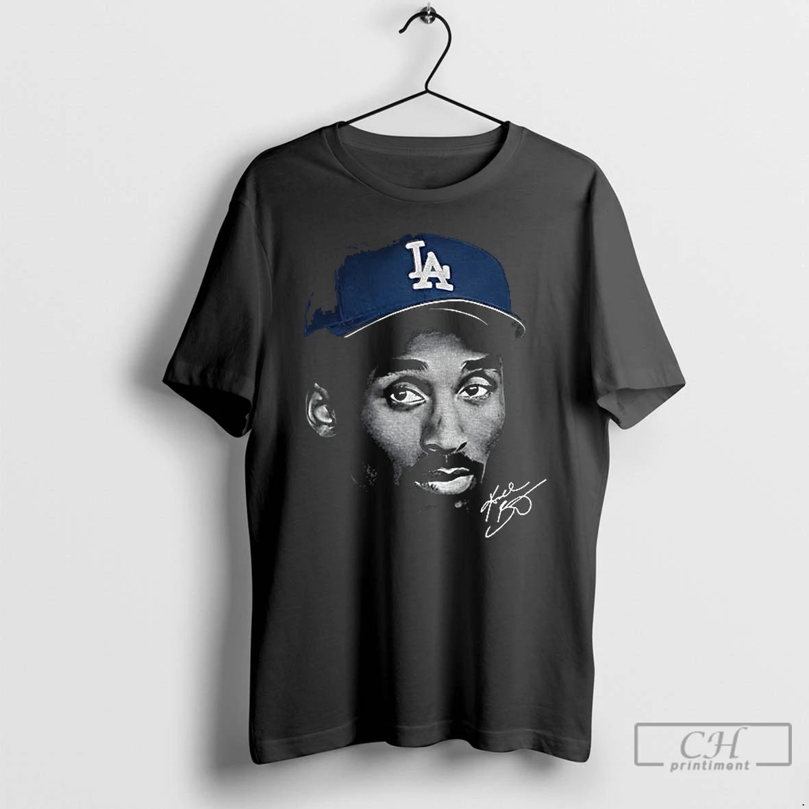 Classic Zxwz6vle Kobe Bryant Big Face Dodgersgraphic Kobe Bryant La Vintage T Shirts