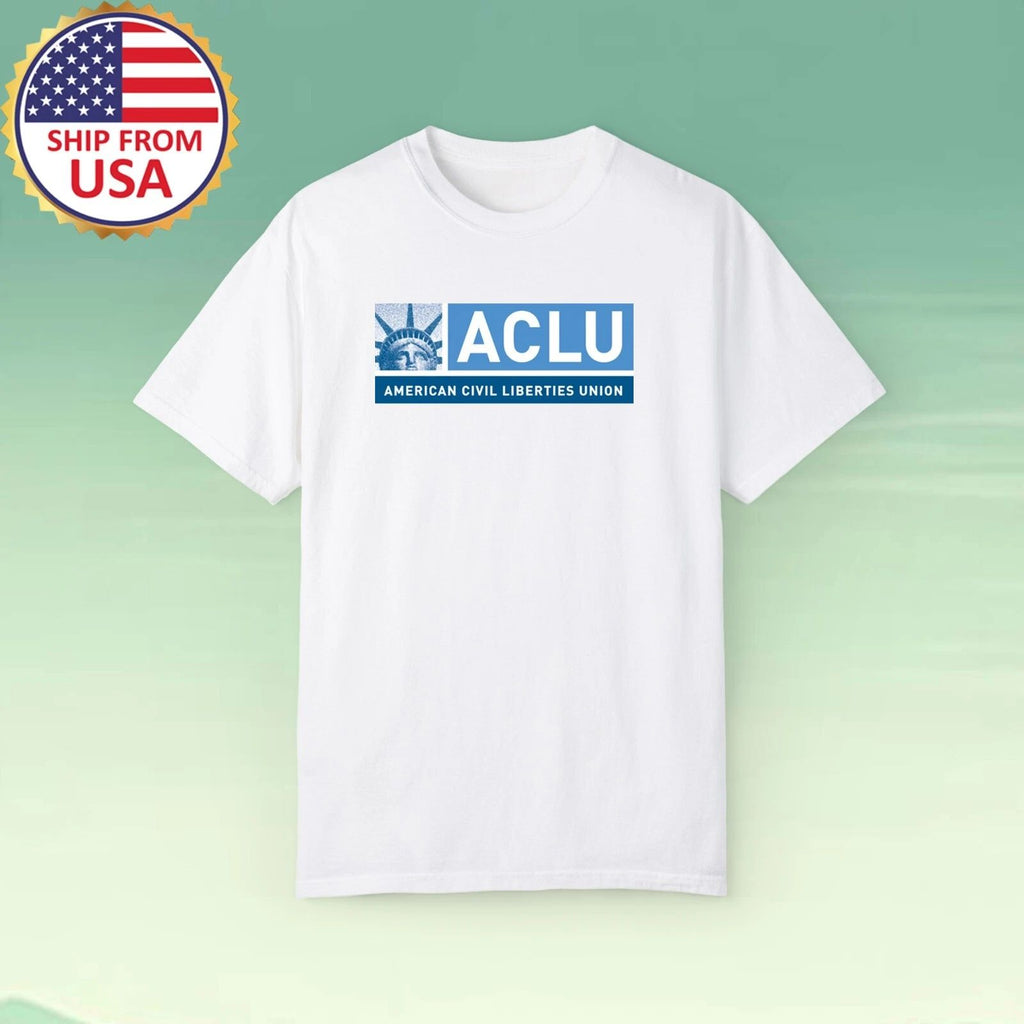 ACLU American Civil Liberties Union Men's White Size S-5XL