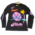 Chinatown Market Shirt Medium Black Pullover T Tee Streetwear Double Sided NWT