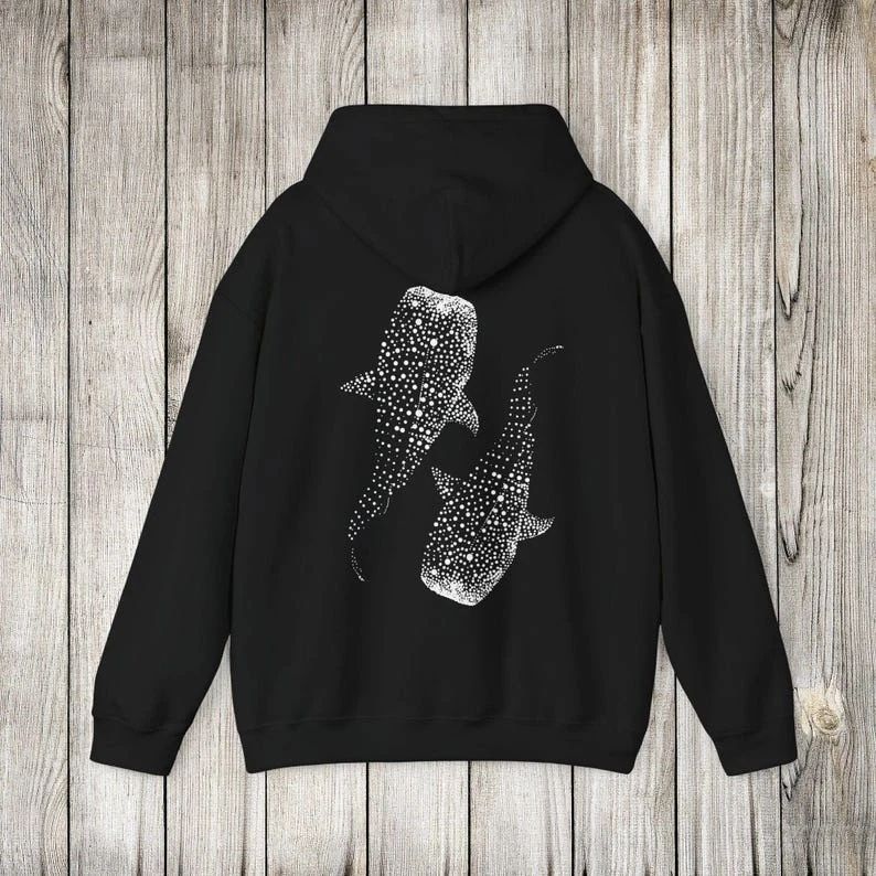Whale Shark Hoodie, Pullover Or Zip Up, Sweatshirt For Ocean Lovers Gift, Diving