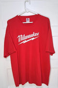 Vtg MILWAUKEE TOOLS t shirt tee 2XL RED - Y2K/Mid-2000s Approx.  -Very Nice Cond