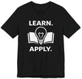 Learn Apply T-Shirt – Growth Mindset Motivational Tee