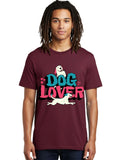 Dog-Lover Mens Graphic Tee,100% Cotton,Casual Summer Wear