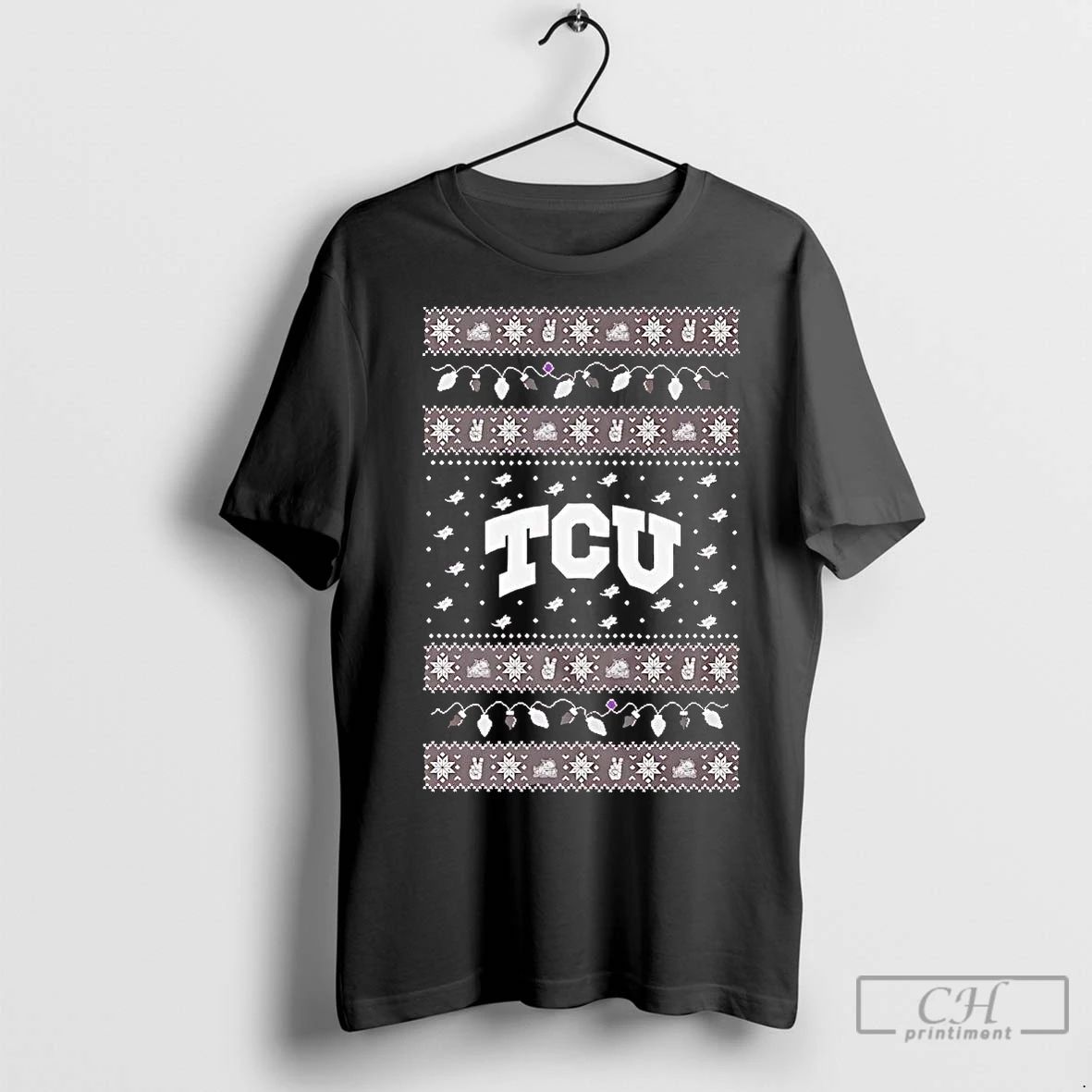 Premium Tcu Horned Frogs Ugly Christmas Light