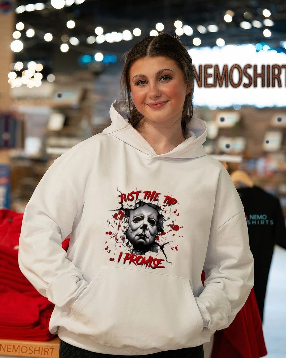 Michael Myers Just the Tip I Promise Halloween Horror shirt