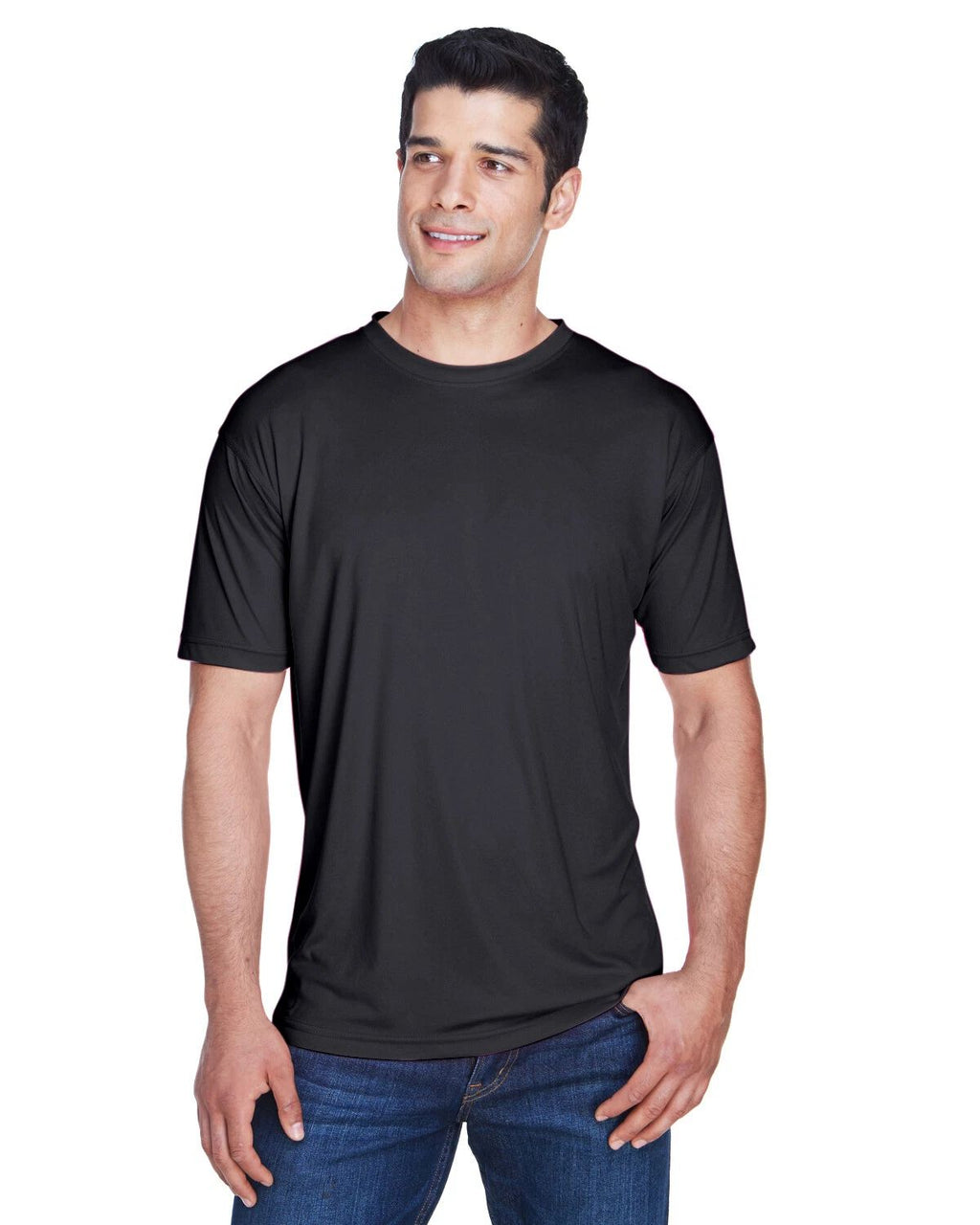 UltraClub Mens Cool & Dry Sport Wholesale Performance Interlock T-Shirt 8420