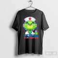 Premium Listening To Your Heart Grow Grinch Christmas Nurse T Shirts