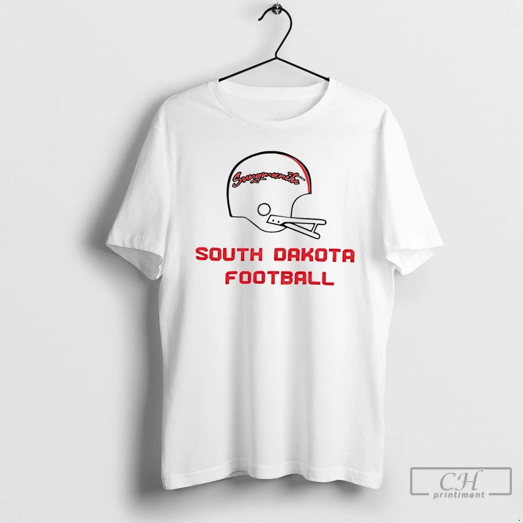 Classic South Dakota Football Sungmanitu Helmet T Shirts