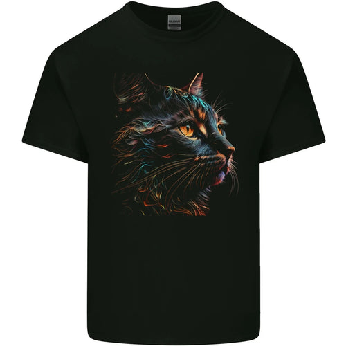 A Fantasy Cat With Cool Colours 2 Mens Light Cotton T-Shirt