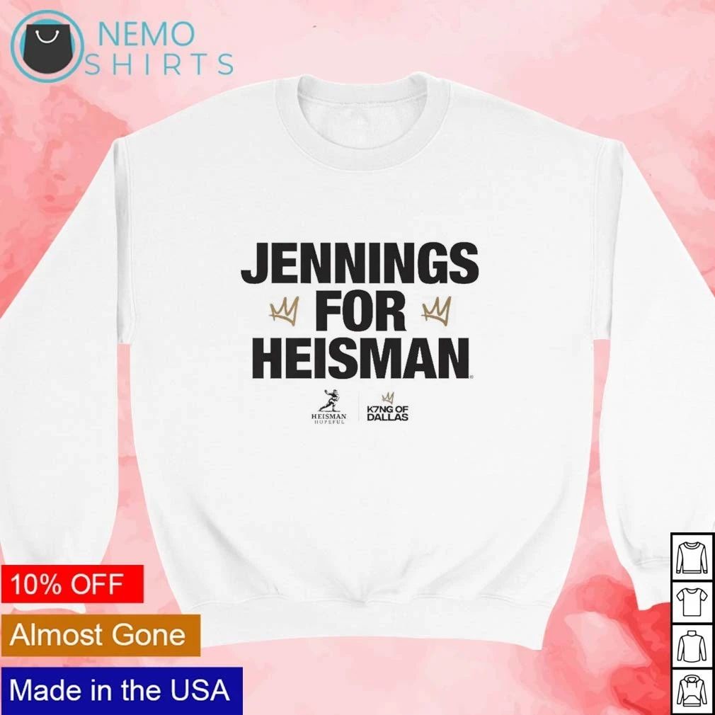 Kevin Jennings For Heisman SMU Mustangs shirt