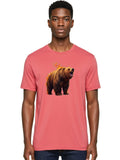 Furious-Bear-1 Mens Graphic Tee, 100% Cotton, Casual Summer Wear