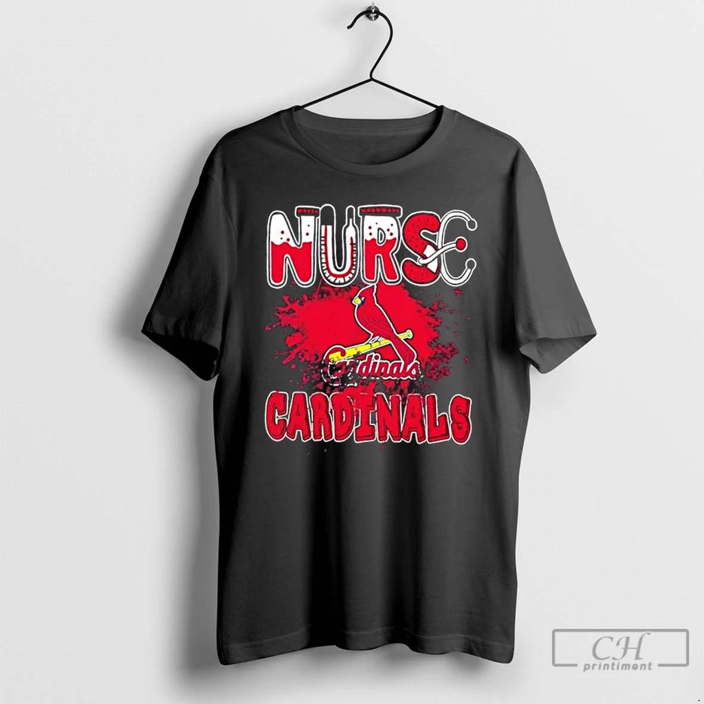 Classic Nurse X St Louis Cardinals Baseball T Shirts