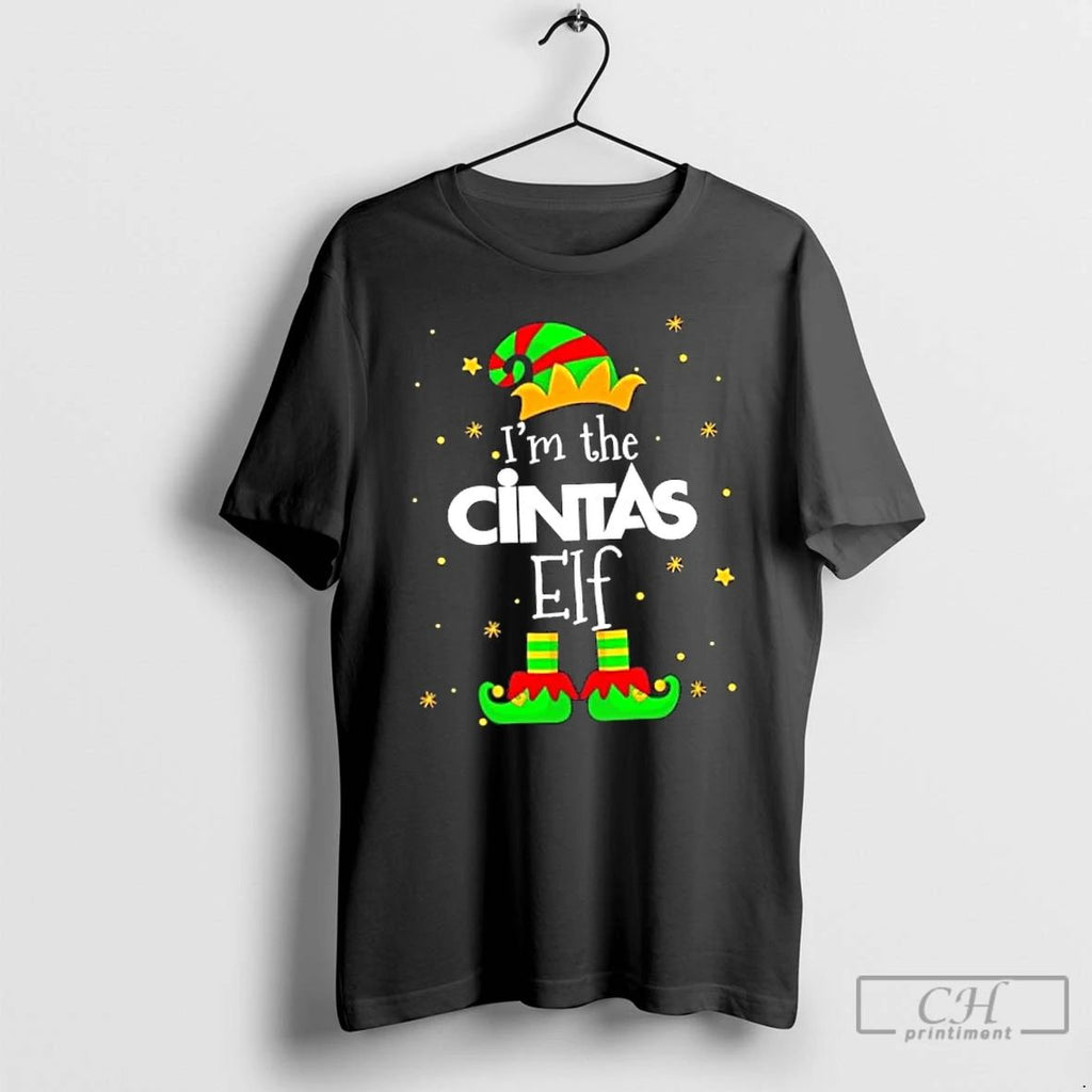 Classic Im The Cintas Elf Christmas T Shirts