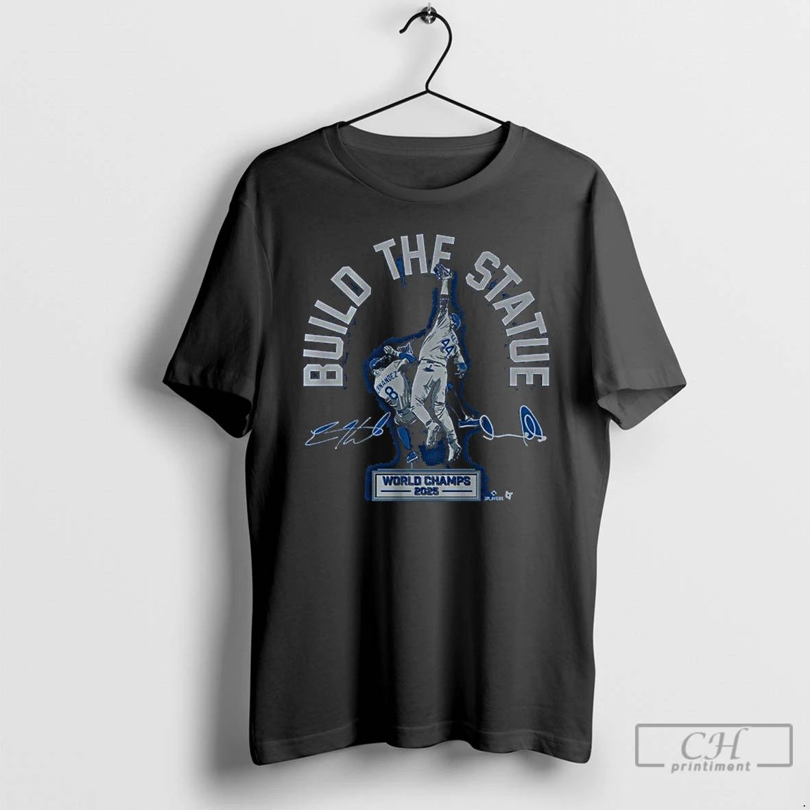 Premium Andy Pages And Kike Hernandez Build The Statue World Champs T Shirts