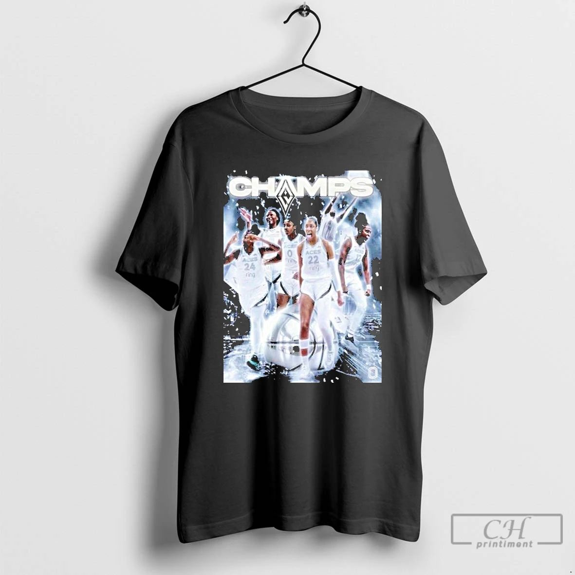 Classic Las Vegas Aces Win The 2025 Wnba Champs Three Of A Kind T Shirts