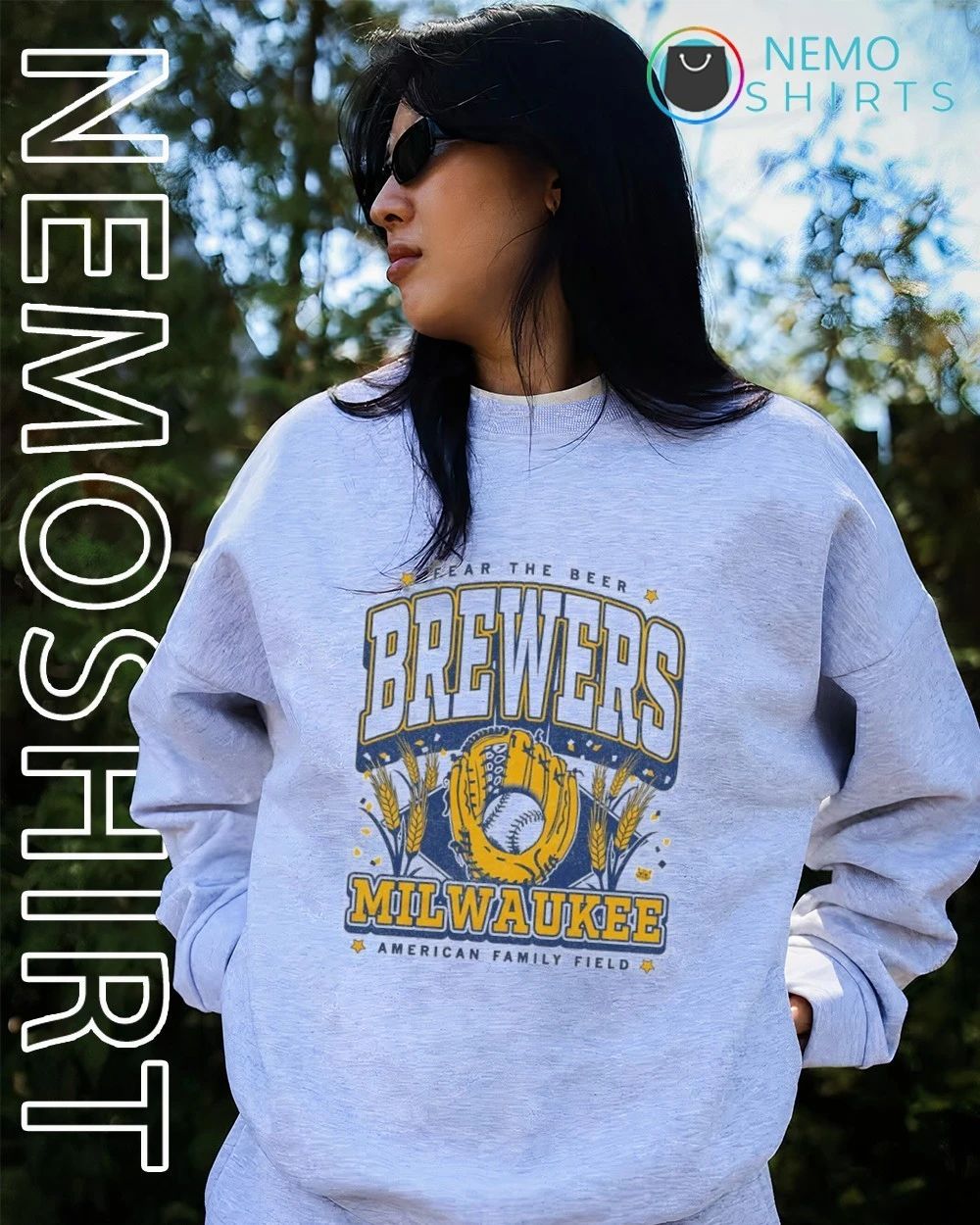 Milwaukee Brewers Fear The Beer American Family Field shirt