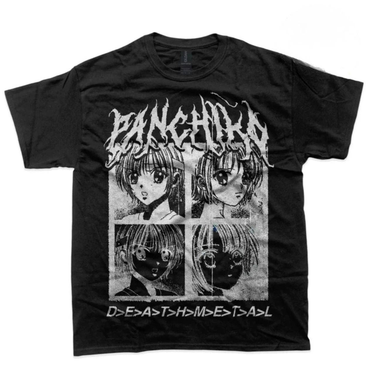Panchiko short sleeve black color tee shirt reprint VK07621