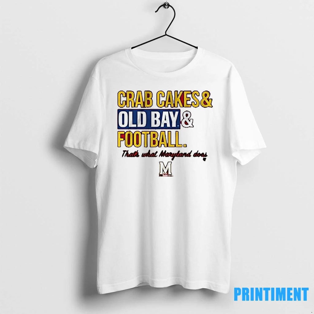 Maryland Terrapins Crab Cakes And Old Bay Football Tshirts Sweater