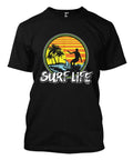 Surf Life - Retro Vintage Beach Palm Trees Vacation Men's T-shirt