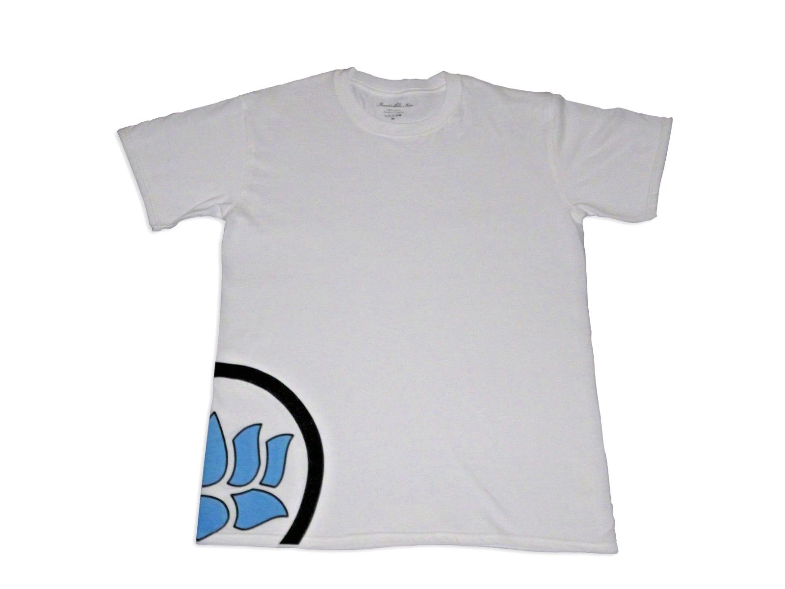 Cotton Yoga T Shirt  with Lotus Flower Changes In sun