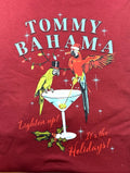Authentic Tommy Bahama Men's Graphic T / Sangria Red / Pocket / LIGHTEN UP