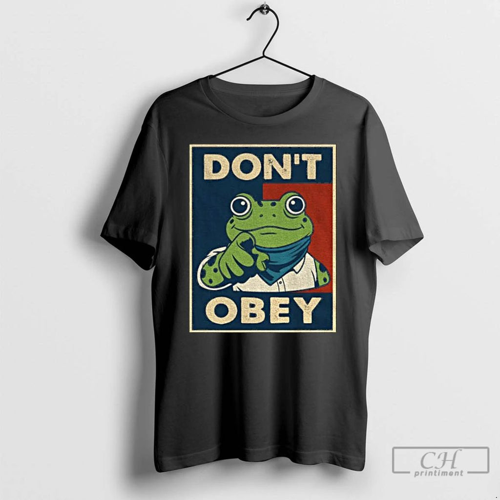 Classic Portland Frog Dont Obey Vintage T Shirts