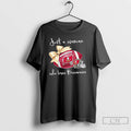Classic Just A Woman Who Loves Tampa Bay Buccaneers Gold Bow Helmet T Shirts