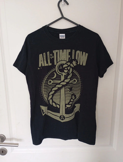All Time Low SHIRT medium POP PUNK rock Anchor skulls Simple Creatures