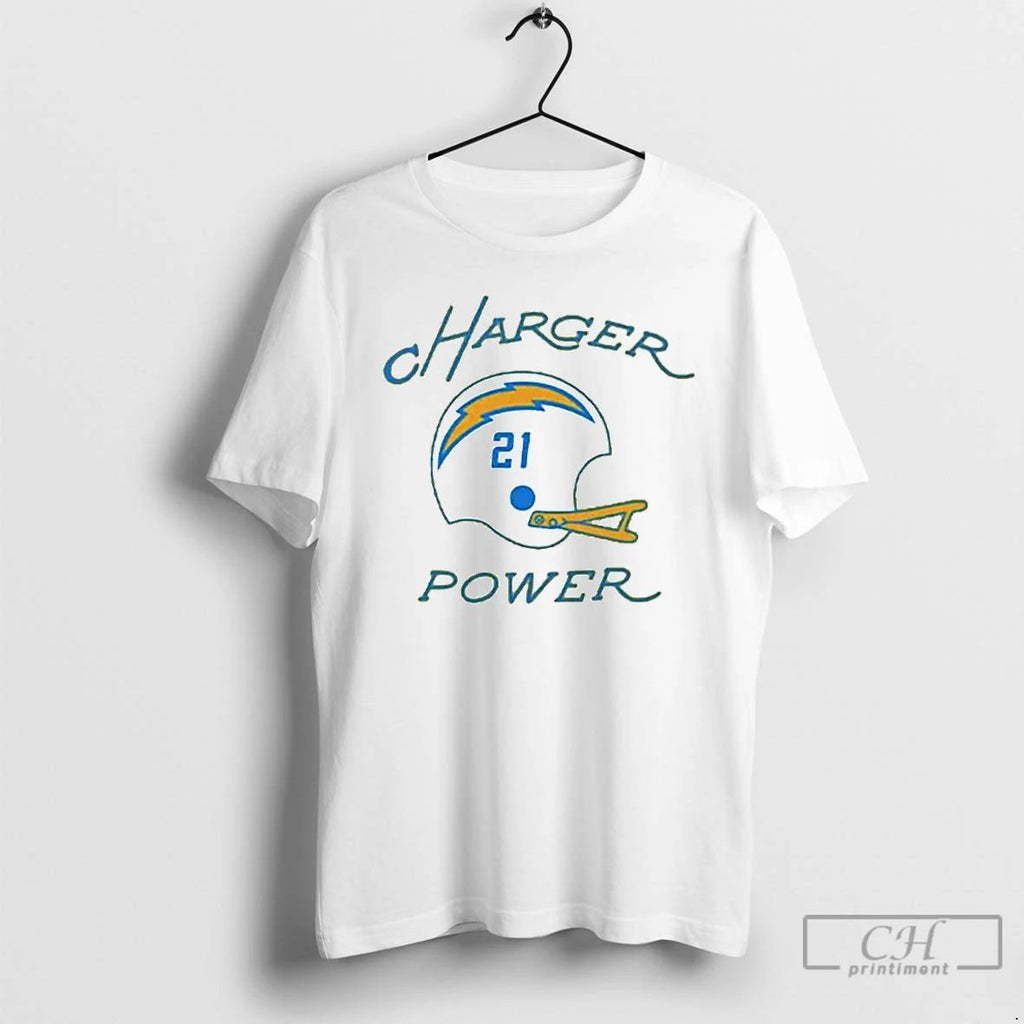 Premium Los Angeles Chargers Charger Power Ornaments T Shirts