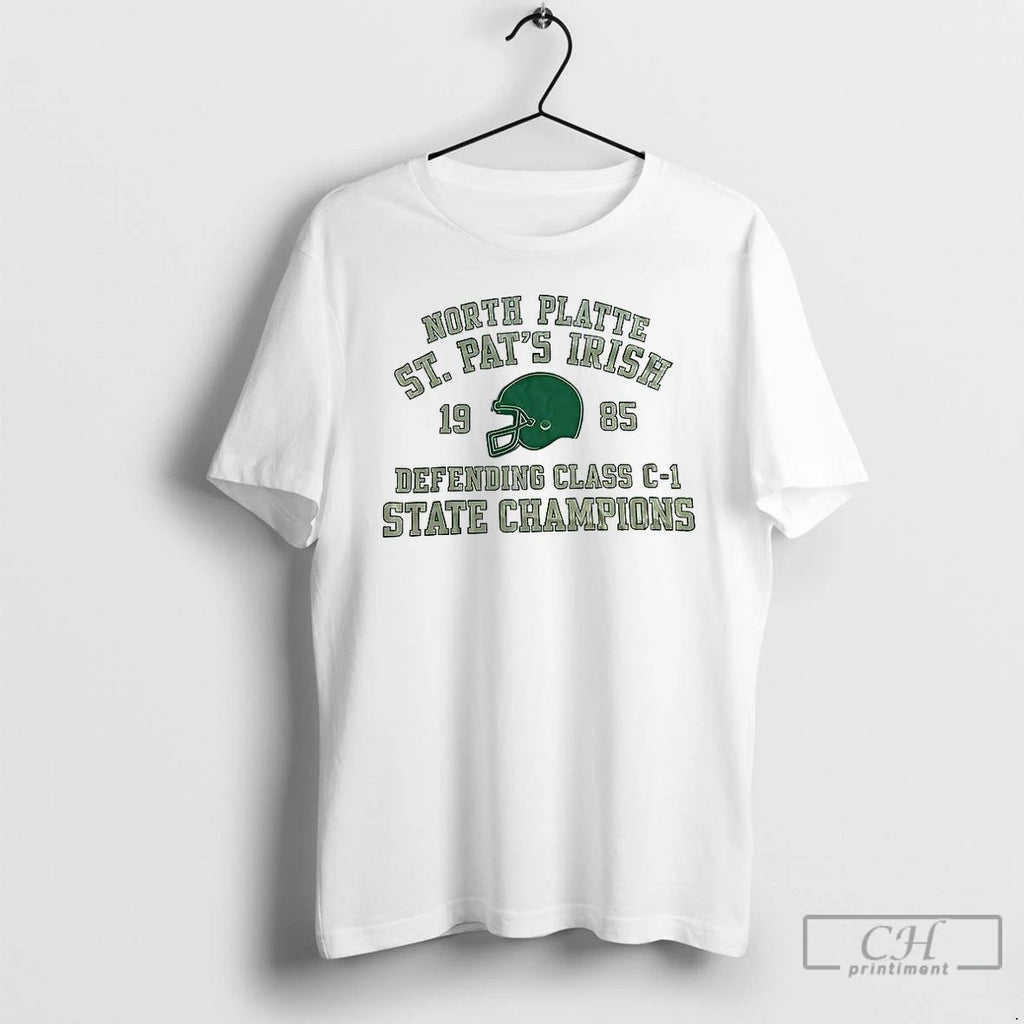 Premium North Platte St Pats Irish Defending Class C 1 State Champions T Shirts