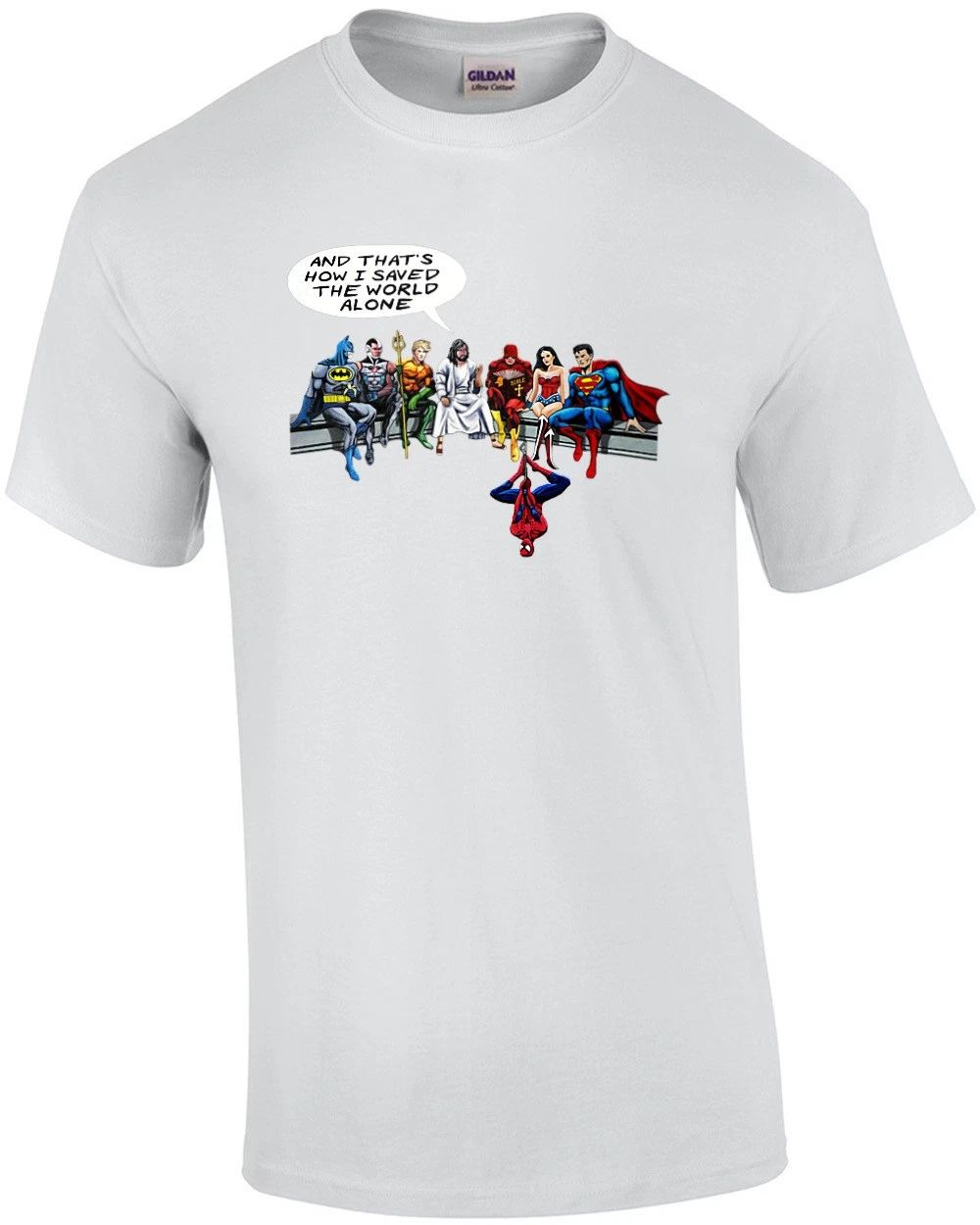 Jesus and the Superheros - And That's how I saved the world. Funny Jesus Reli...