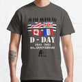 D-Day 80th Anniversary T-Shirt 1944-2024 Normandy Remembrance Military WW2
