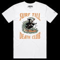 VOICEART Grim Reaper Surfing Funny Halloween Graphic T-Shirt for Holidays