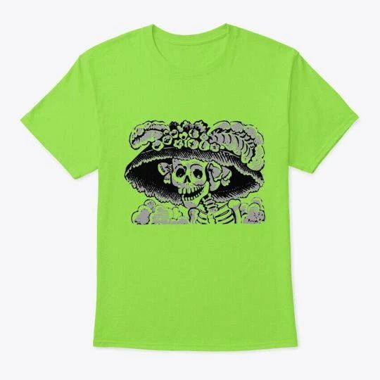 Trendy Spider Skeleton Skelett Bones Knochen T-Shirt Made in USA Size S to 5XL