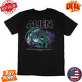 Retro Sci-Fi Horror Inspired T-Shirt Outer Space Monster Graphic Tee Men’s Casua