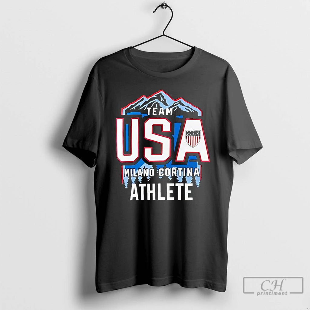 Classic Team Usa Milano Cortina Athlete 2026 Winter Olympics T Shirts