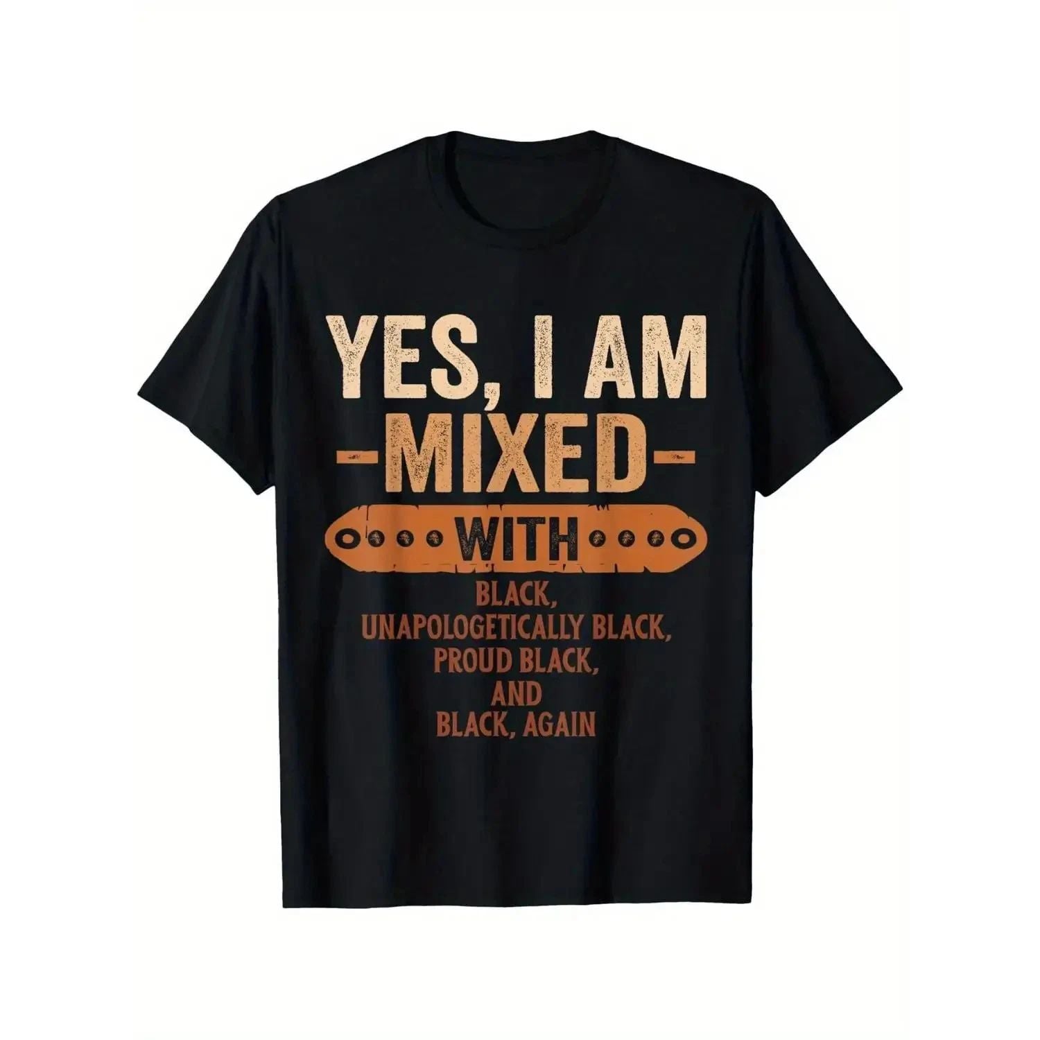 Black History Month Melanin TShirt Unisex Loose Fit Casual Short Sleeve Cotton
