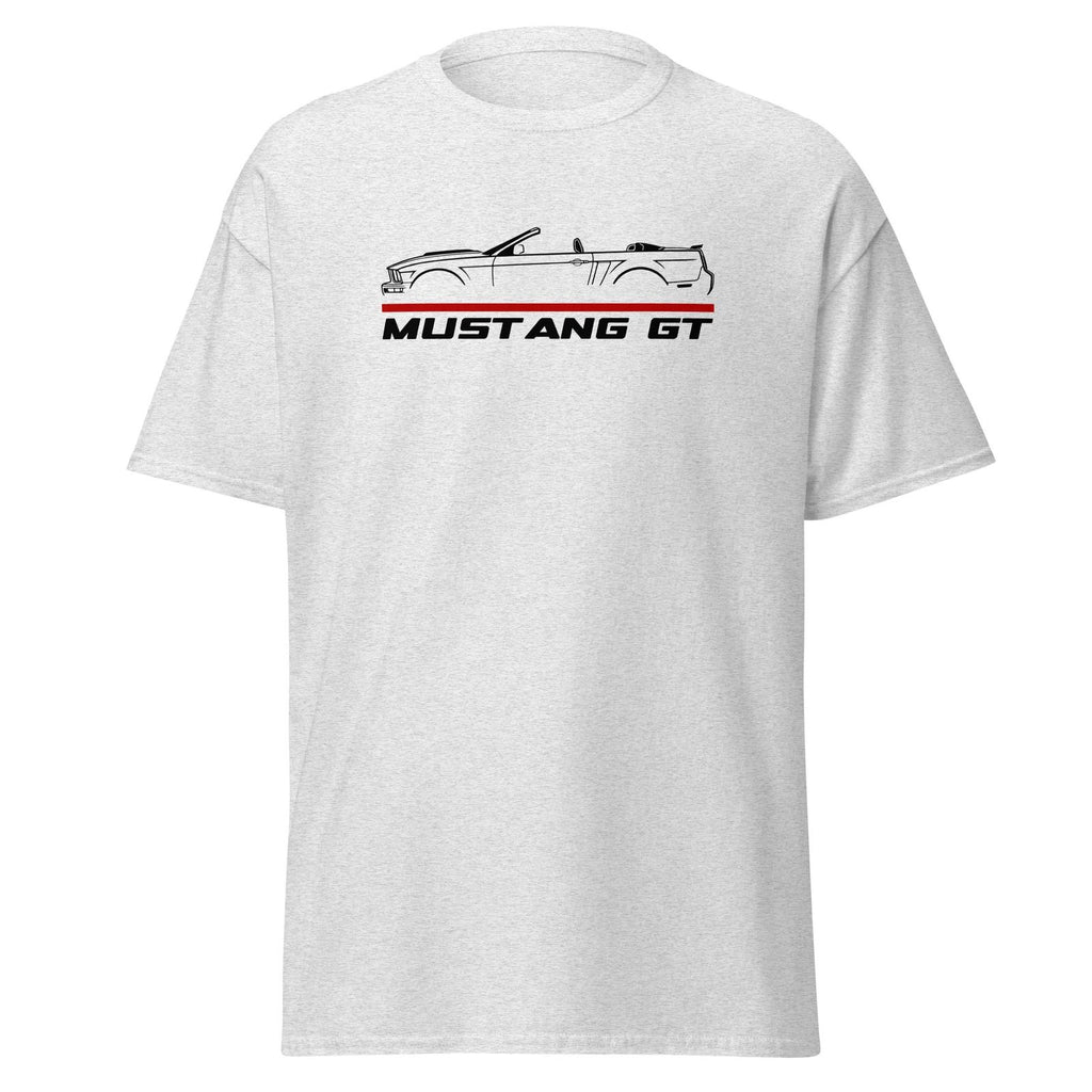 Premium T-Shirt For Ford Mustang GT Convertible 2007 Car Fans Birthday Gift Tee