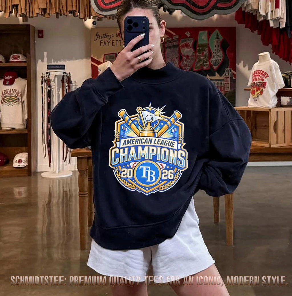 Tampa Bay Rays 2026 American League Champions Baseball Bats shirt